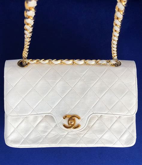 white vintage chanel bag|Vintage Chanel from the 40s.